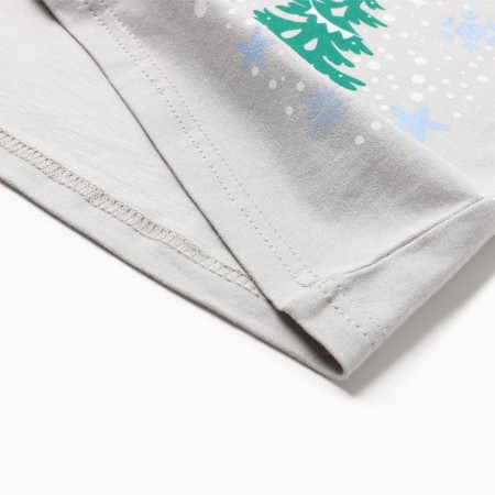 Pajamas for a boy, gray color, height 98 cm-4