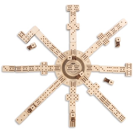 Board game 3D dominoes "Mexican train" EWA-8