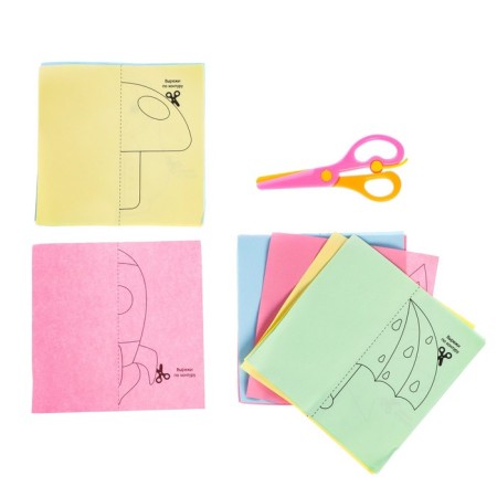 Developing set "Smart scissors, halves", according to the Montessori methodology-2