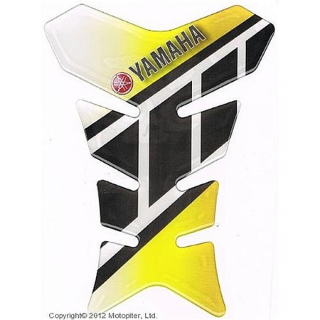 Back pad, long, yellow