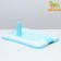 Dog toilet with a grid and a column, 45 x 35 x 4.5 cm, blue