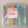 Disposable tubes for drinks of the share, 21 cm, d = 5 mm, 250 pcs, color mix