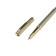 Handle Gift Roller in the leatherette case PB IT, matte gold/gold