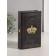 Safe wood book "Crown" leatherette 21x13x5 cm