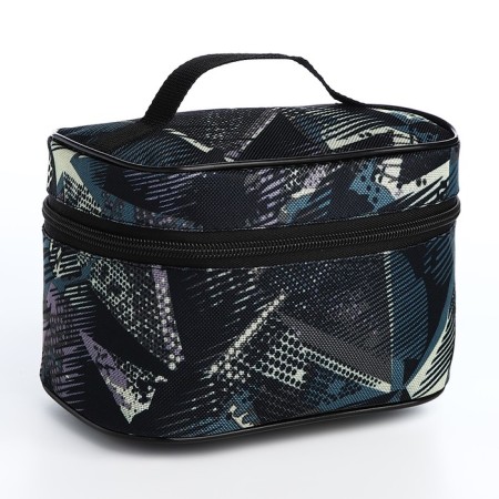 Lightning cosmetic bag, gray color