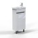 Floor Tumba Sanstar "Line 40" with the shell "Yenisei 40", white