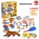 Designer "Cute animals", 50 details, 4 cards