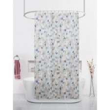 Bath curtains with Joy Home Paul rings, 180x200 cm