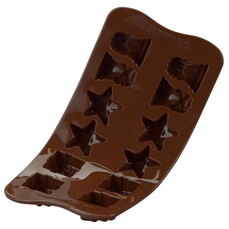 Form for the preparation of candy Christmas, silicone-5