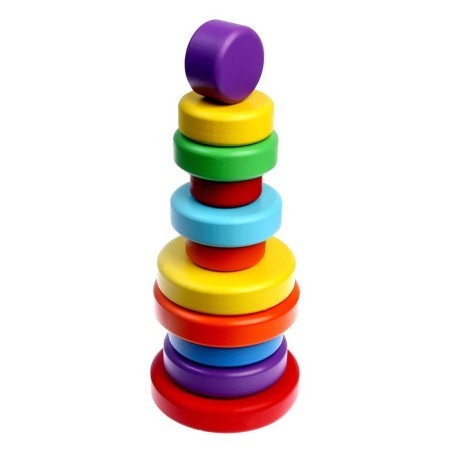 Pyramid wooden large "Circle"-4