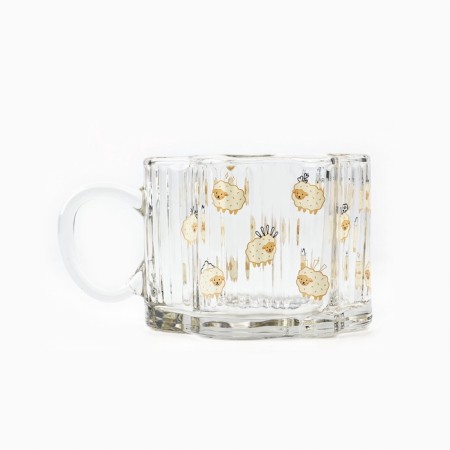 Glass mug "lamb", 260 ml