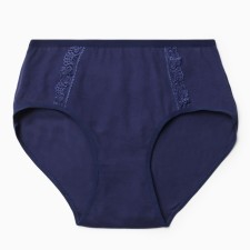 Women's panties, dark blue color, size 56-58
