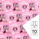 Packaging paper, 70x100 cm, Minnie Mouse