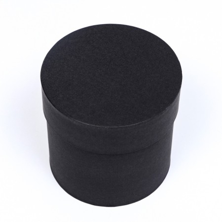 Hat box, black, 13 x 13 cm-1