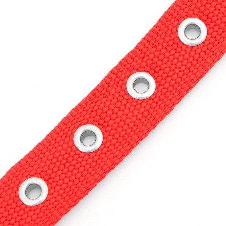 Collar "Comfort" Combined, 55 x 2.5 cm, Osh 40-50 cm, red-6