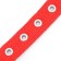 Collar "Comfort" Combined, 55 x 2.5 cm, Osh 40-50 cm, red