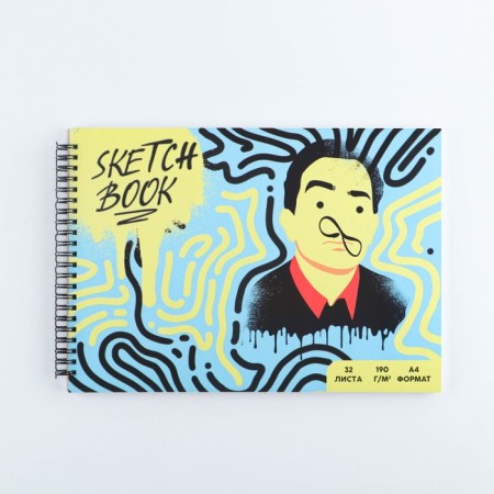 A4 sketchbook, 32 sheets, 190 g/m2 "Dali"-7