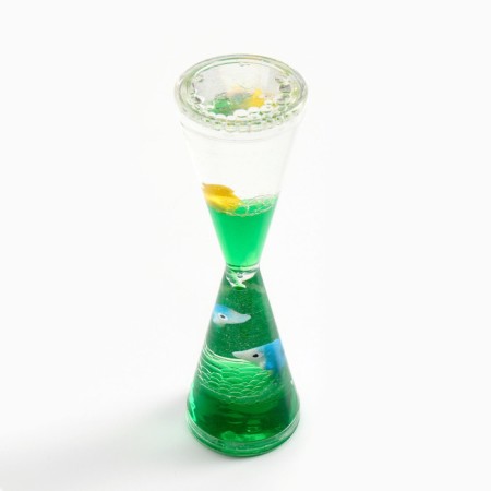 Гелевые часы, 17.7 х 4.5 см, антистресс, зелёные-1