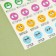 Paper stickers of the “Good mood” rating, 10.5 x 18 cm