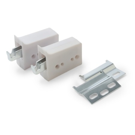 Suspension for kitchen cabinets of the tundra Light, 2 pcs, white color