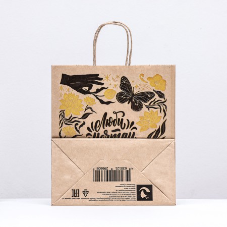 Paper package, craft 80 g/m2 25 x 22 x 12 cm "Dream"-1