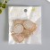 Decor for creativity plastic "Drop in openwork" gold with rhinestones 3.2x2.4x0.6 cm