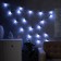 Smart garland "thread" 6 m with nozzles "bulbs with cones", IP20, dark thread, 20 LED, glow RGB, USB