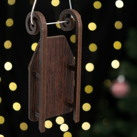 Christmas tree decoration "Sanctors No. 8", 12.5 x 6 cm-3