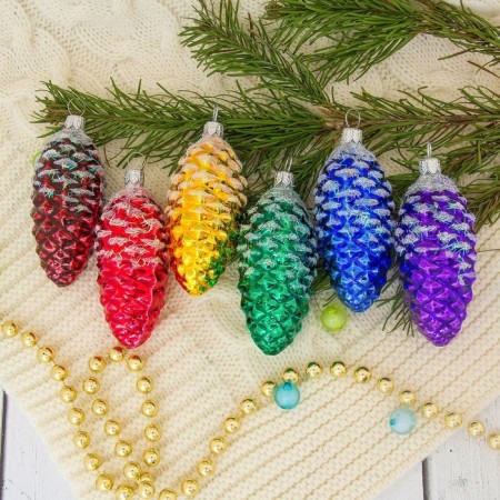 Set "Pine Bor" (set 6 pcs) D-8 cm