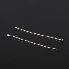 Pin with a ball SM-1103-11, 4 cm, 50 g (set ± 557 pcs.), Silver color