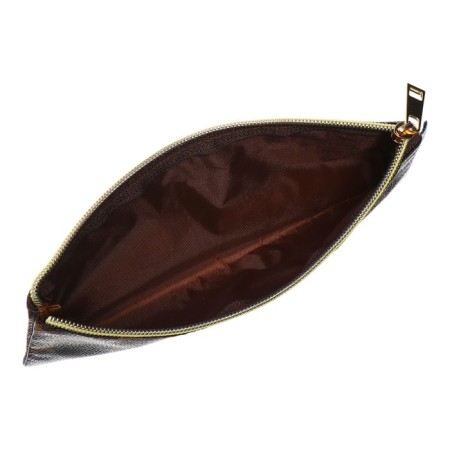 Penal soft, 1 compartment, 90 x 215 x 10 mm, flat, Devente, Monogram, Brown artificial skin 7024445-3