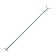 Support for branches, h = 160-280 cm, leg d = 1.6 cm, metal, green