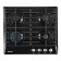 Hon surface NordFrost HS 6043 b, gas, 4 burners, black