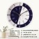 Wall clock, D-20 cm, interior, silent