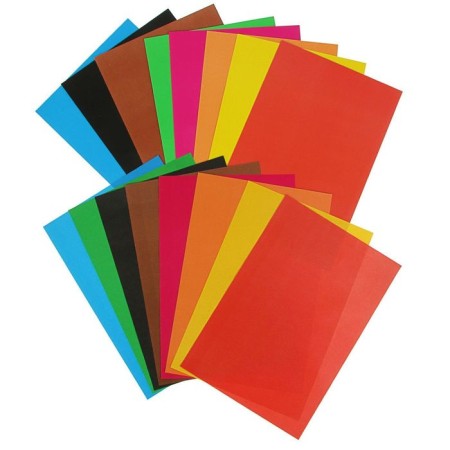 Set for children's creativity A4, 8 sheets Cardboard color + 8 sheets paper double -sided paper, "hare and squirrel"-2