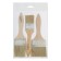 Set of brushes scrap, natural bristles, wooden handle, 1.5-2.5 ", 38, 50, 63 mm