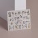Slider - nail design "Silhouette", packing 6 pcs, multi -colored