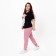 Women's pants, dry rose card, size 46