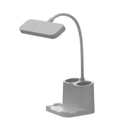 Table lamp touch lamp "Artes" LED 5W USB AKB White 14x10x37 cm Risalux-23