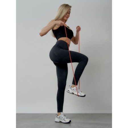 Femic fitness legins, size 44, dark gray color-2