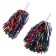 Pompons, rainbow color, set 2 pcs.