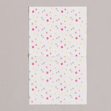 Paper "Flowers" napkins 60 pcs in a bag, 3 layers-6