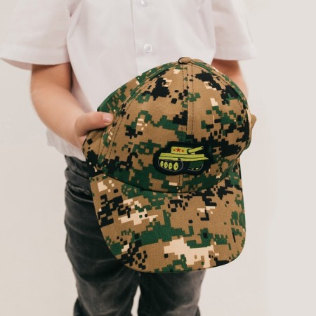 Carnival cap "Military", patch-tank, p. 52–54-4