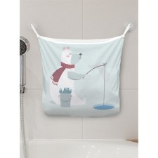 Organizer in a bath on suction cups 