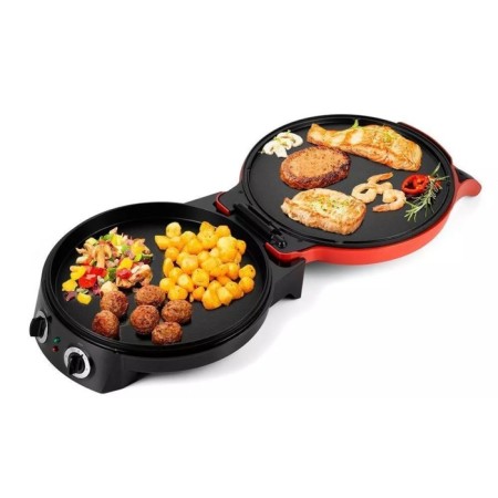 Pizzammaker KitFort KT-3687, 1800 W, anti-stick coating, red-2