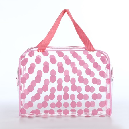 Lightning cosmetic bag, pink color-1