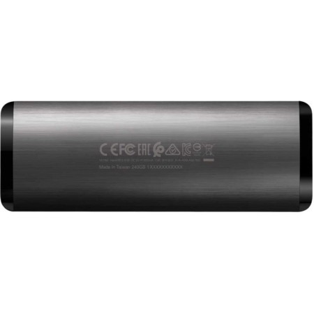 Накопитель SSD A-Data USB-C 512GB ASE760-512GU32G2-CTI SE760 1.8" серый-1