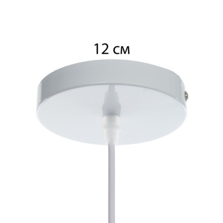 Lamp "Leila" E27 40W gray 28x28x21 cm-4
