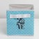 Organizer for storage, coffee for linen "Love", 19.5 x 19 x 19.5 cm.