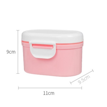 Container for storing baby food, with a spoon, 350 ml., Mix color-4